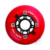 Kółka do rolek Gyro F2R 80mm/85a czerwone - 1 sztuka