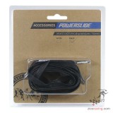 Sznurowadła Powerslide, woskowane, czarne, 150cm