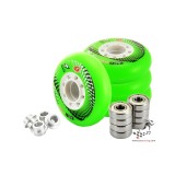 Kółka do rolek Hyper Concrete 4 szt. + łożyska SG9 8 szt. + tuleje 4 szt.