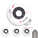 Kółka do rolek Hyper Create 80mm/85a - 4 sztuki