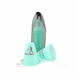 Pachołki do slalomu Seba 2012 - treningowe, fosforyzujące - slalom cones Dual Density 20 sztuk
