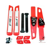 Zestaw klamer Seba FR Double Strap r. 38-42 - czerwone 