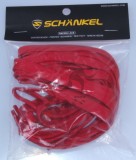 Sznurówki Schankel, 182cm, komplet 2 sztuki - czerwone