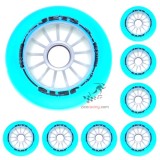Kółka do jazdy szybkiej Am-Wing Jets, 100mm/85a, niebieskie, 8 sztuk