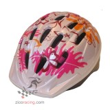 Kask dla dzieci Candy kwiatki, 52cm - 58cm