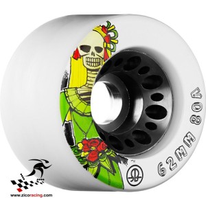 Kółka do wrotek Rollerbones Day of the dead 62mm x 38mm - 80a - 4 sztuki