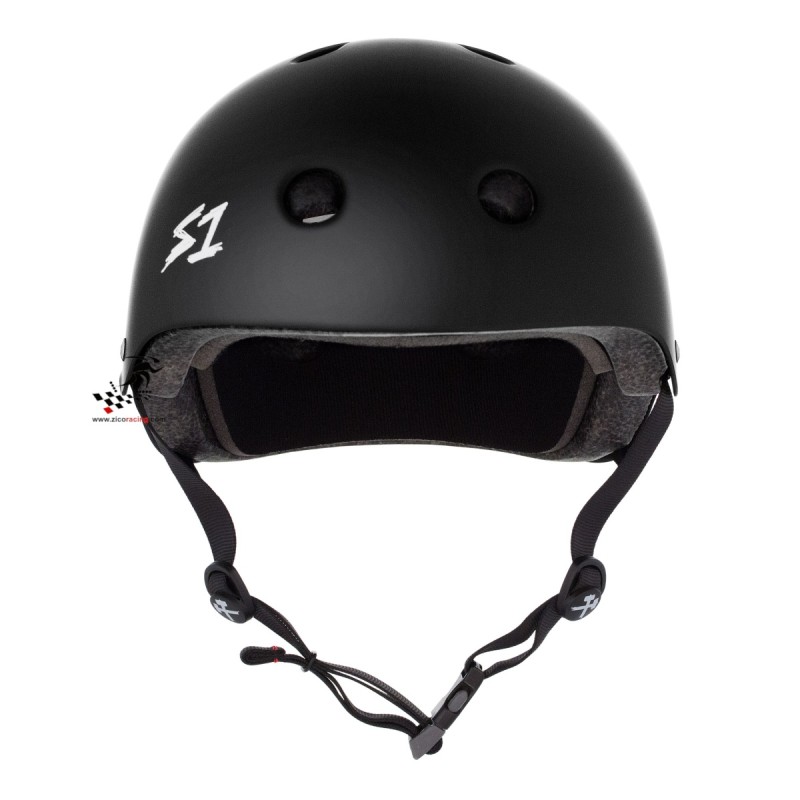 Kask S1 Mega Lifer Black Matte - widok z przodu