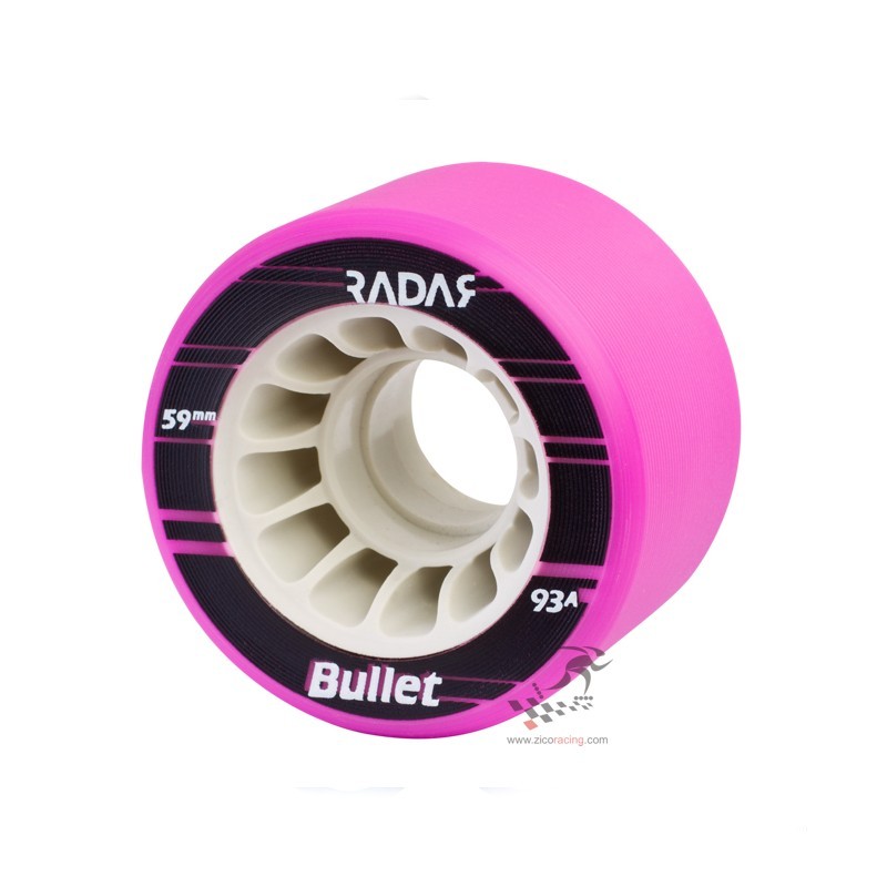 Kółka Radar Bullet 59mm x 38mm / 93a - purpurowe