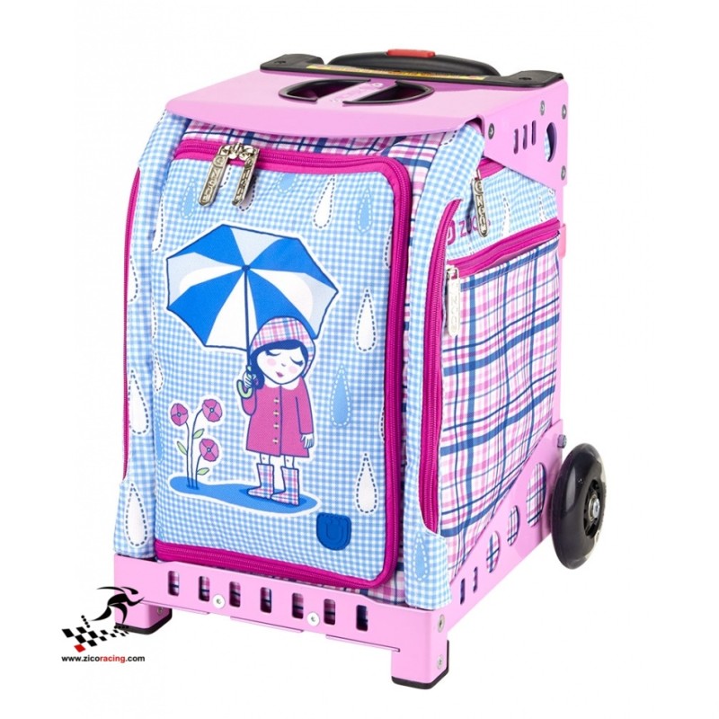 Torba Zuca Mini Rainy Day Bag z Pink Snack Pouch szkielet Mini różowy
