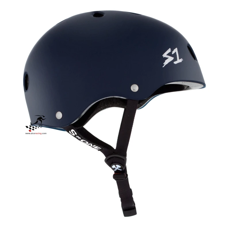 Kask S1 Lifer Navy Matte - widok z boku