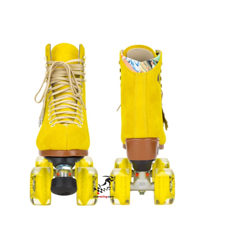 Wrotki Moxi Lolly Pineapple - widok z przodu i tyłu