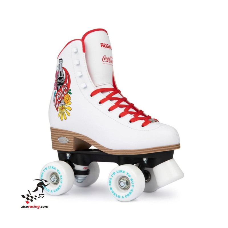 Wrotki Coca Cola białe