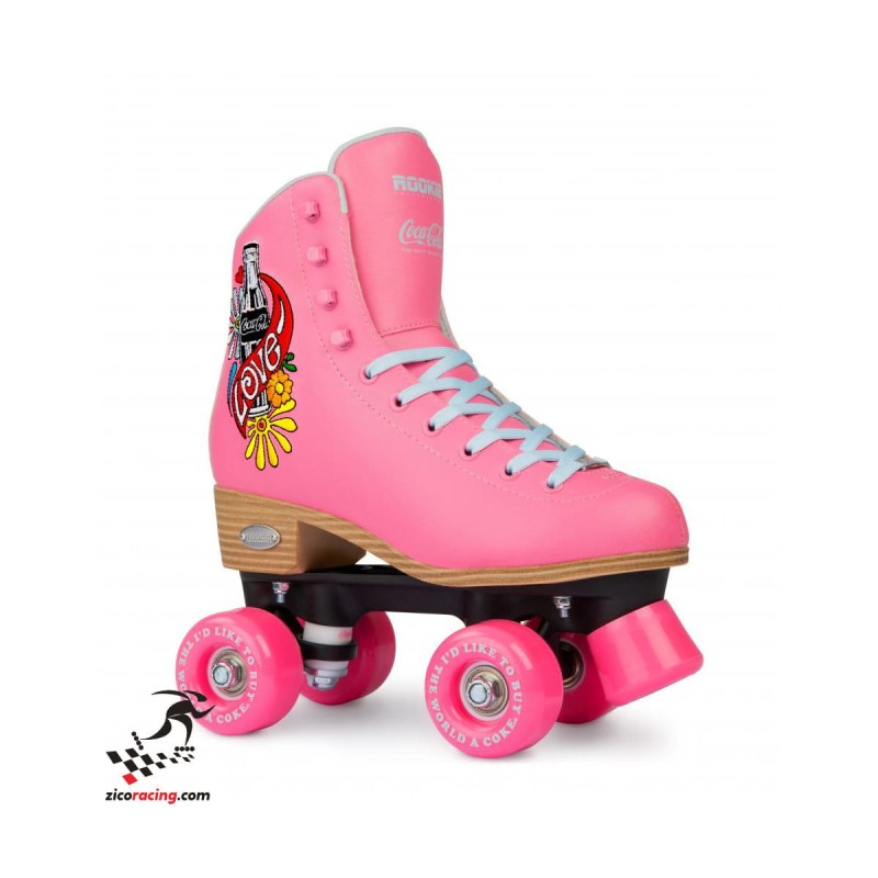 Wrotki Coca Cola różowe 3