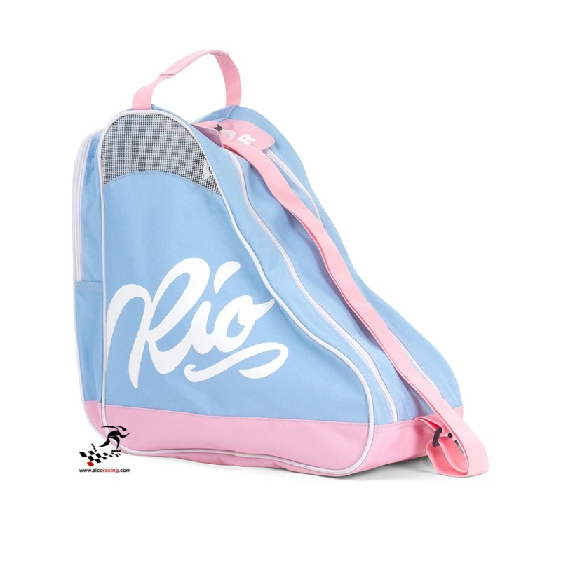 Torba na wrotki rolki Rio Roller Script Blue Pink