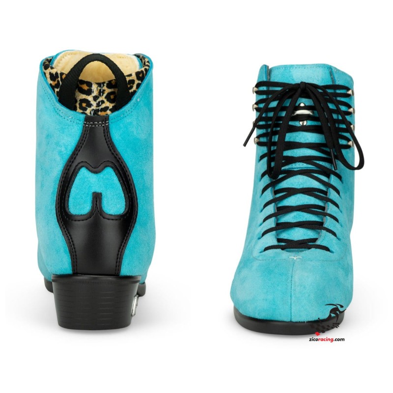 Buty wrotkarskie Moxi Jack 2 - True Blue widok z tyłu i przodu