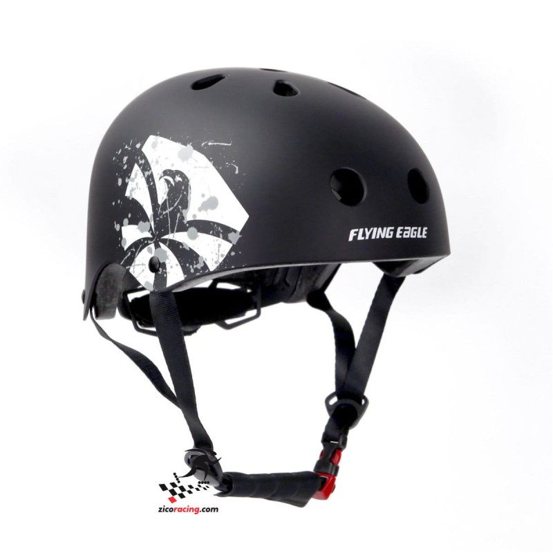 Kask regulowany Flying Eagle Skates - czarny