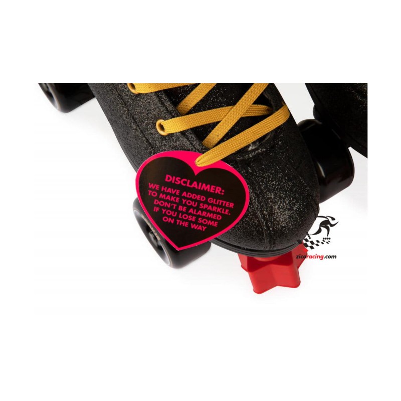 Wrotki Rookie Rollerskates x Bump Rollerdisco black - brokat
