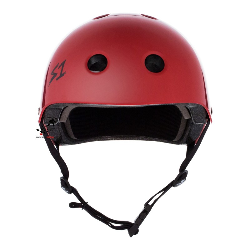 Kask S1 Lifer Scarlet Red - widok z przodu