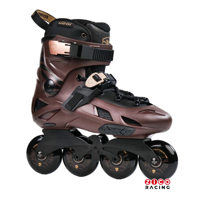 Rolki marki Flying Eagle Skates model Optimum F7 - widok pod kątem