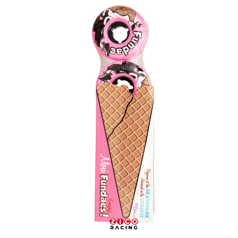 Kółka do wrotek Moxi Fundae Pink Bubble Gum