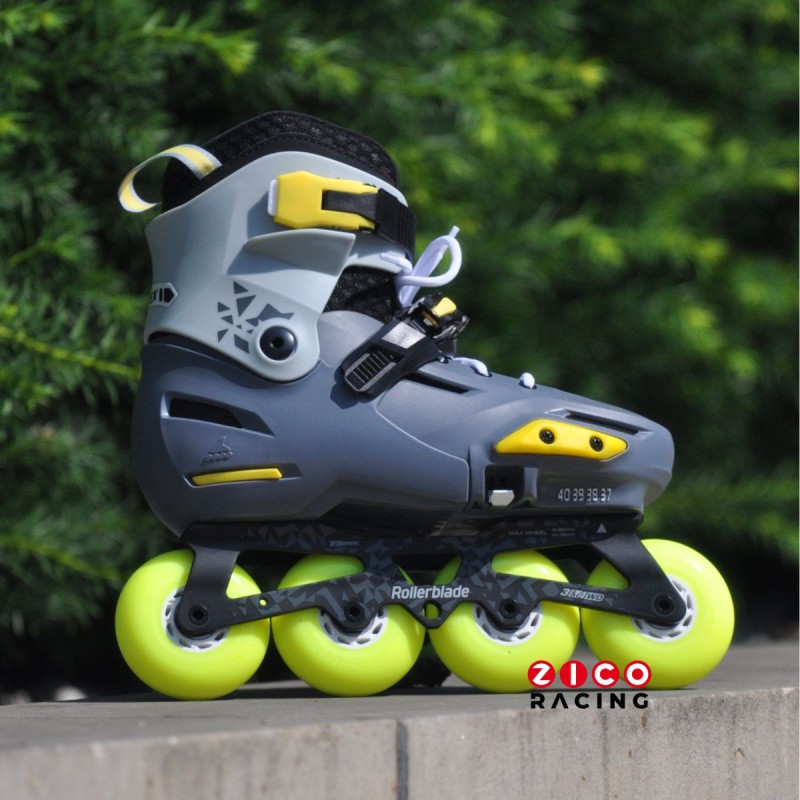 Rolki Rollerblade APEX PRO 3 4 WD.jpgRolki dziecięce, rozsuwane marki Rollerblade model APEX PRO 3 4 WD z kółkami 4x76mm i łożyskami Bones Reds - drugi widok