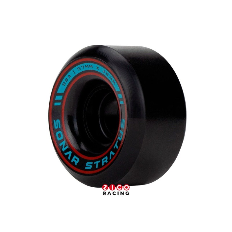Kółka do wrotek marki Sonar model Stratus do jazdy w skateparku. Średnica 57mm, szerokość 32mm, twardość 98a