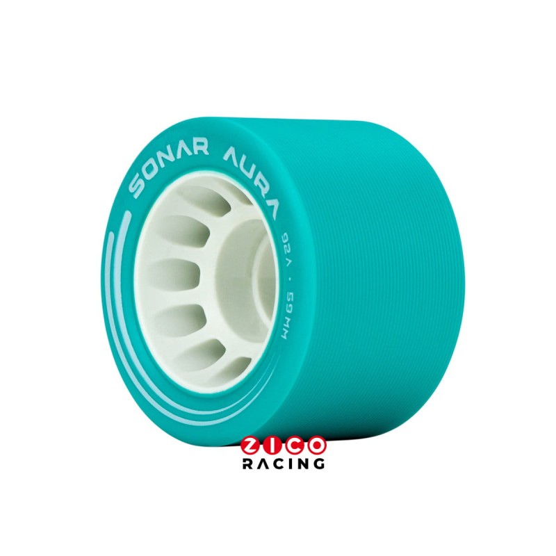 Kółka do wrotek do Roller Derby marki Sonar model Aura o średnicy 59mm, szerokości 38mm i twardości 92a