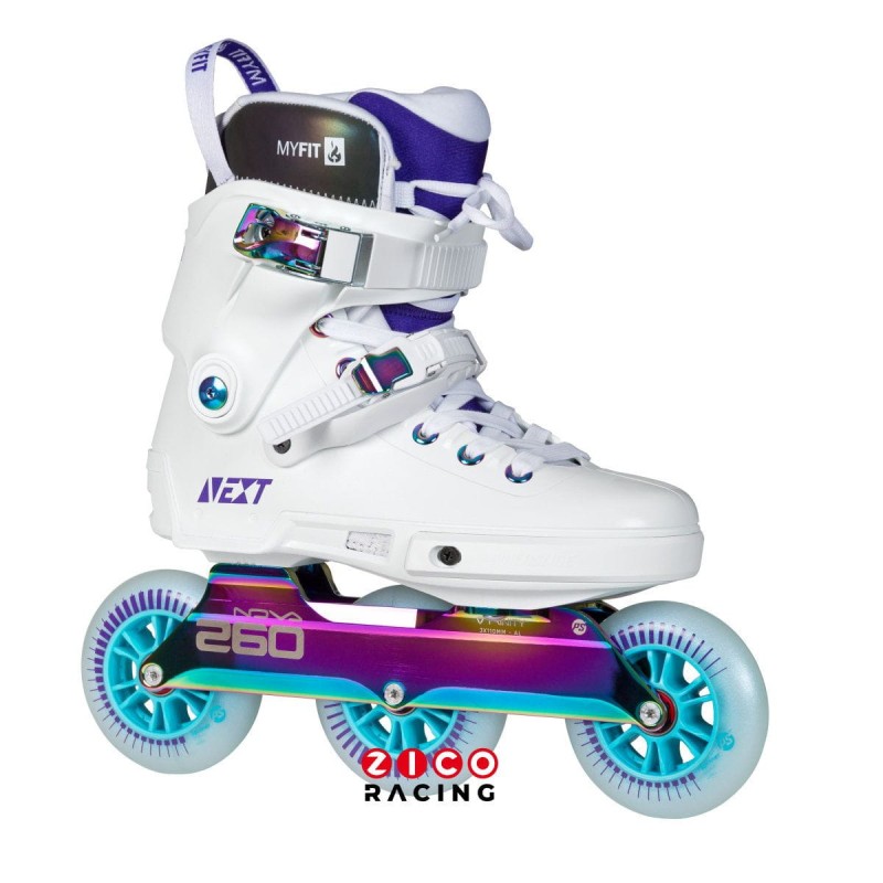 Rolki marki Powerslide model Next 100 Miriam Fatmi Pro - widok od zewnątrz