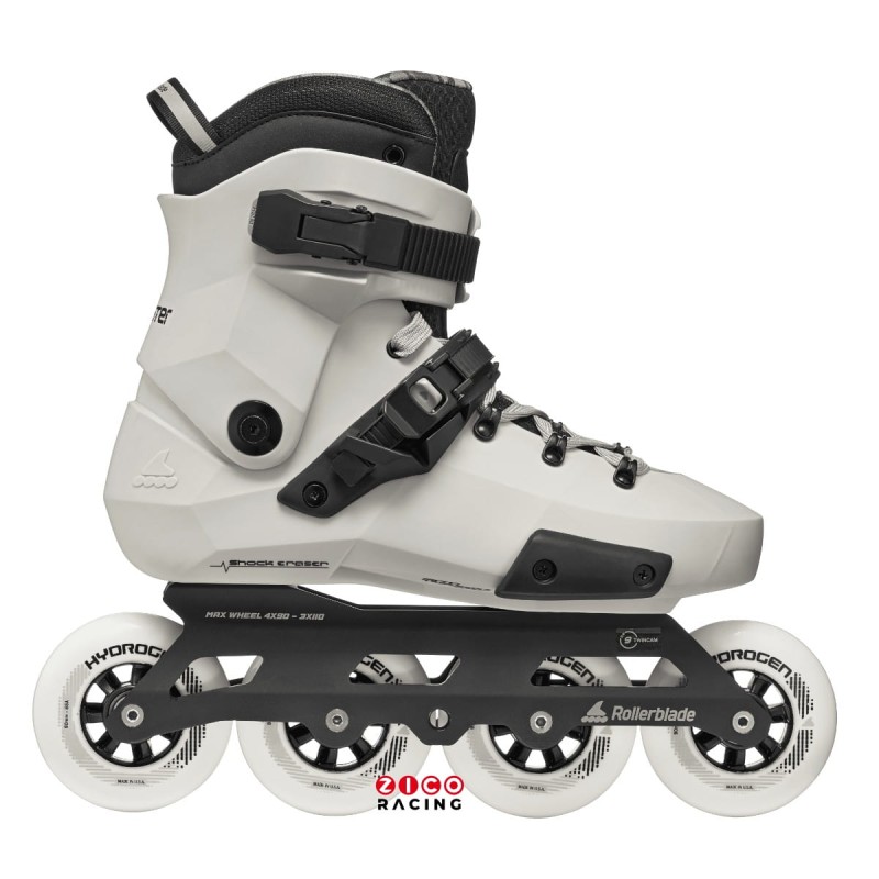 Rolki marki Rollerblade model Twister 90R 4x90mm 3x110mm - widok z boku nr katalogowy 86B0760130HE04