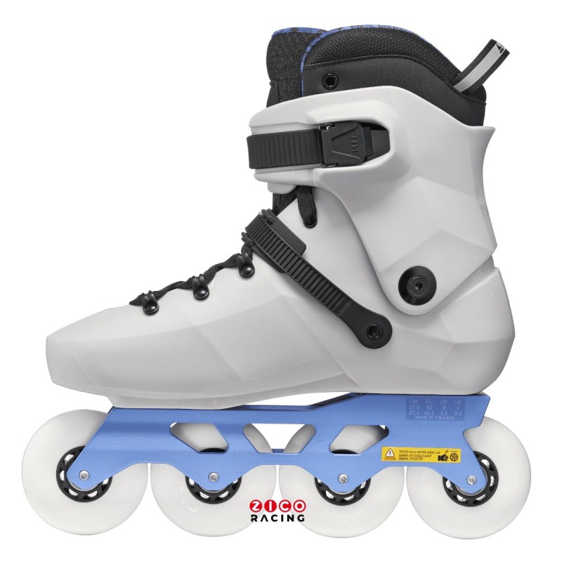 Rolki marki Rollerblade model Twister XT w kolorze perłowo fioletowym - widok od wewnątrz