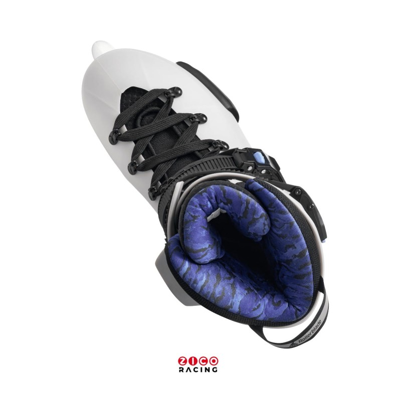 Rolki marki Rollerblade model Twister XT w kolorze perłowo fioletowym - widok z góry
