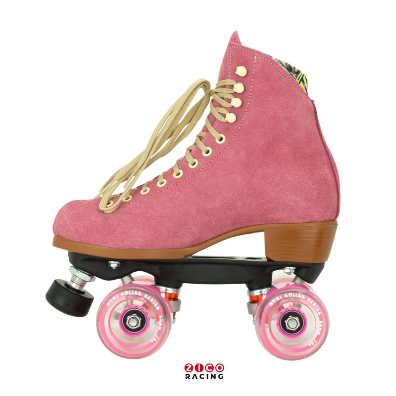 Wrotki marki Riedell model Moxi w kolorze Strawberry - widok od strony wewnętrznej