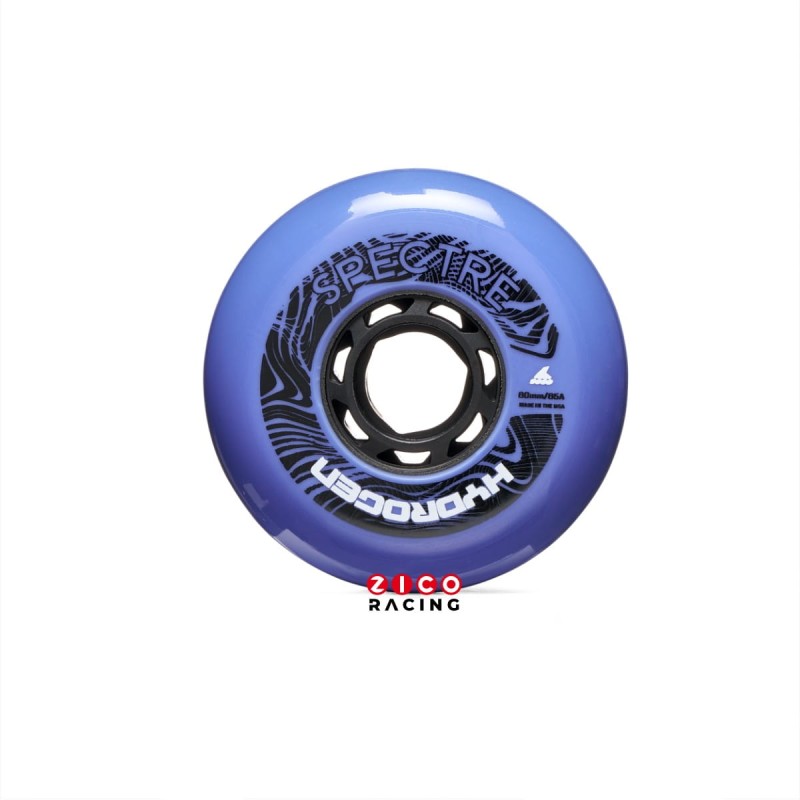 Kółka marki Rollerblade model Hydrogen 80mm 85a w kolorze cornflower - widok z boku