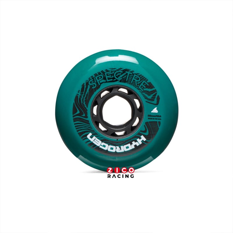 Kółka marki Rollerblade model Hydrogen 80mm 85a w kolorze teal - widok z boku