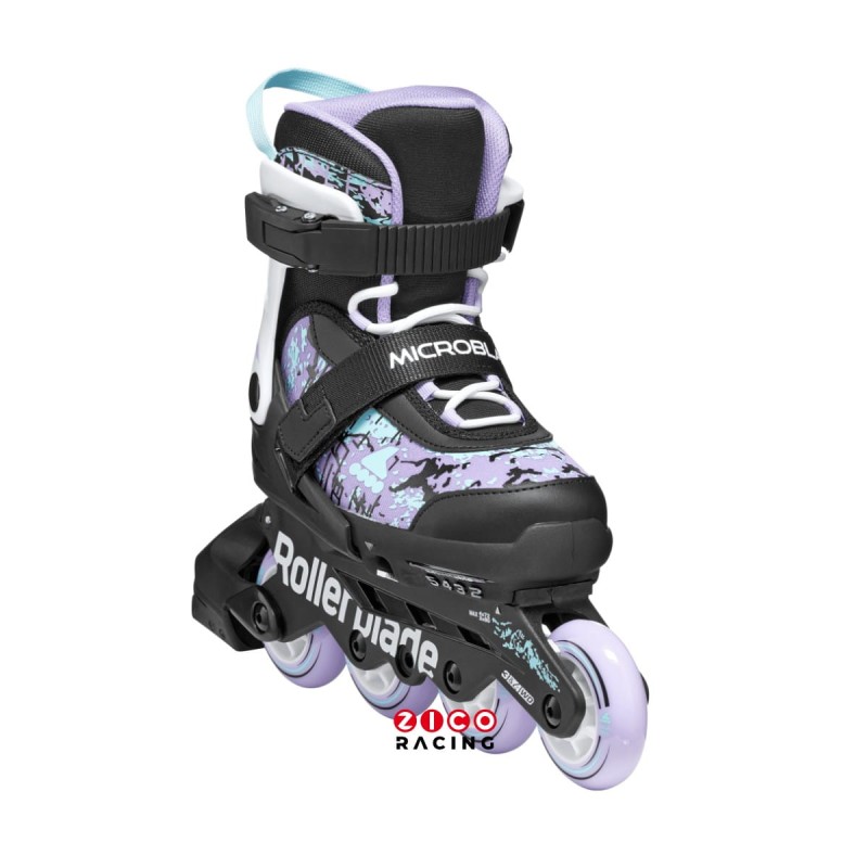Rolki dla dzieci marki Rollerblade model Microblade SL NZ09 - widok z przodu pod kątem