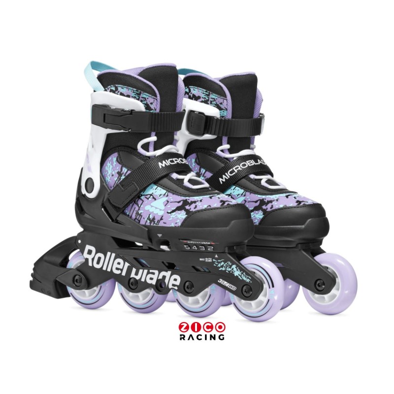 Rolki dla dzieci marki Rollerblade model Microblade SL NZ09 - widok pary rolek