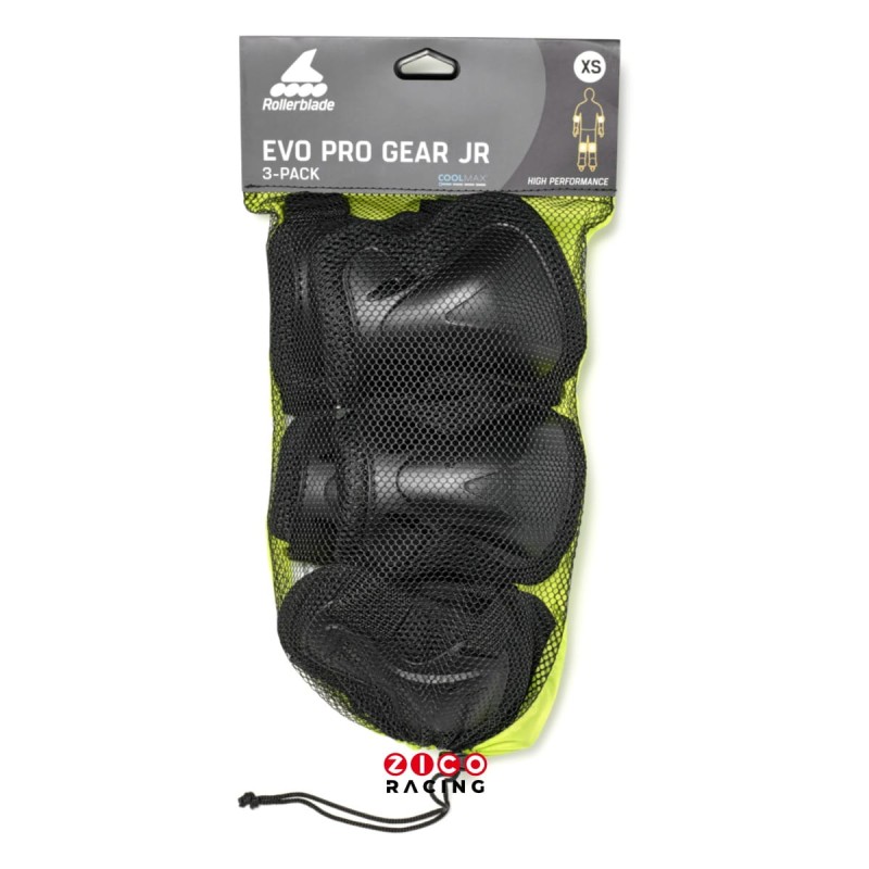 Komplet ochraniaczy marki Rollerblade model EVO czarne - widok opakowania