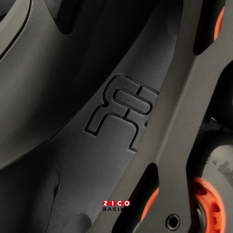 Rolki marki FR Skates model NEO Dual 9080 Promodel w kolorze dark grey - widok spodu
