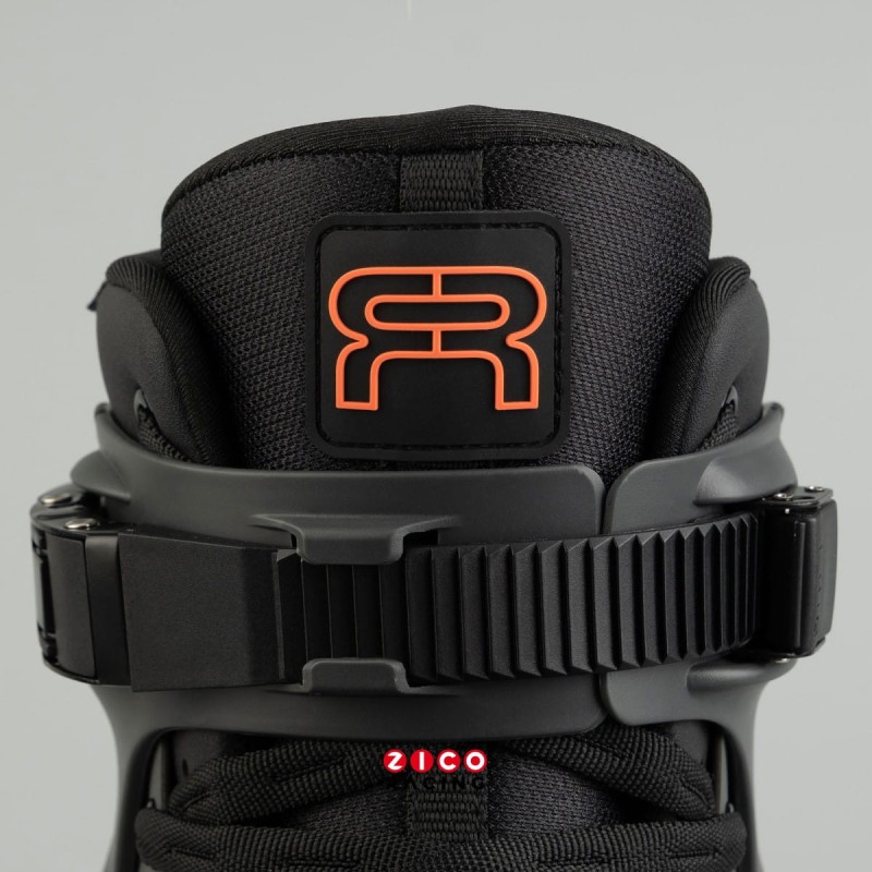 Rolki marki FR Skates model NEO Dual 9080 Promodel w kolorze dark grey - widok górnej klamry