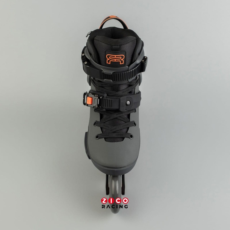 Rolki marki FR Skates model NEO Dual 9080 Promodel w kolorze dark grey - widok z góry