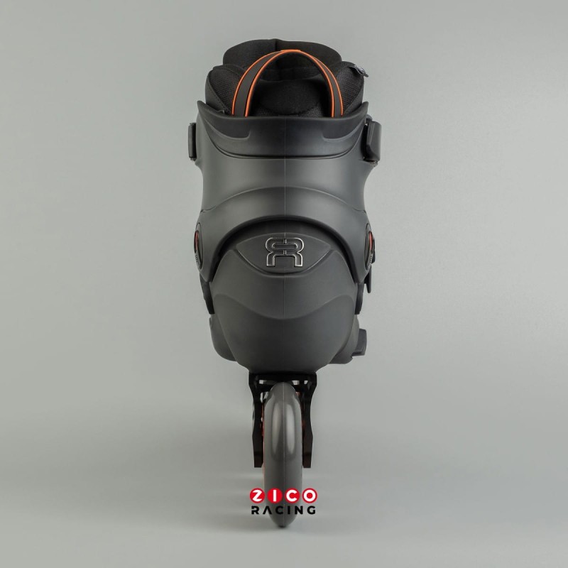 Rolki marki FR Skates model NEO Dual 9080 Promodel w kolorze dark grey - widok z tyłu