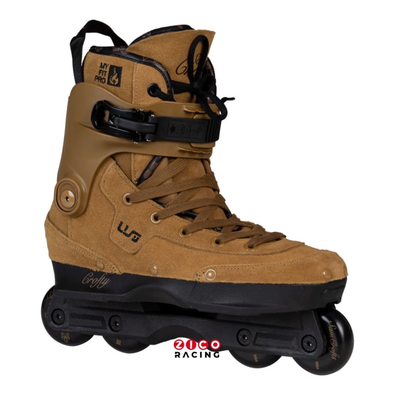 Rolki marki USD model Aeon Sam Crofts V widok z boku pod kątem