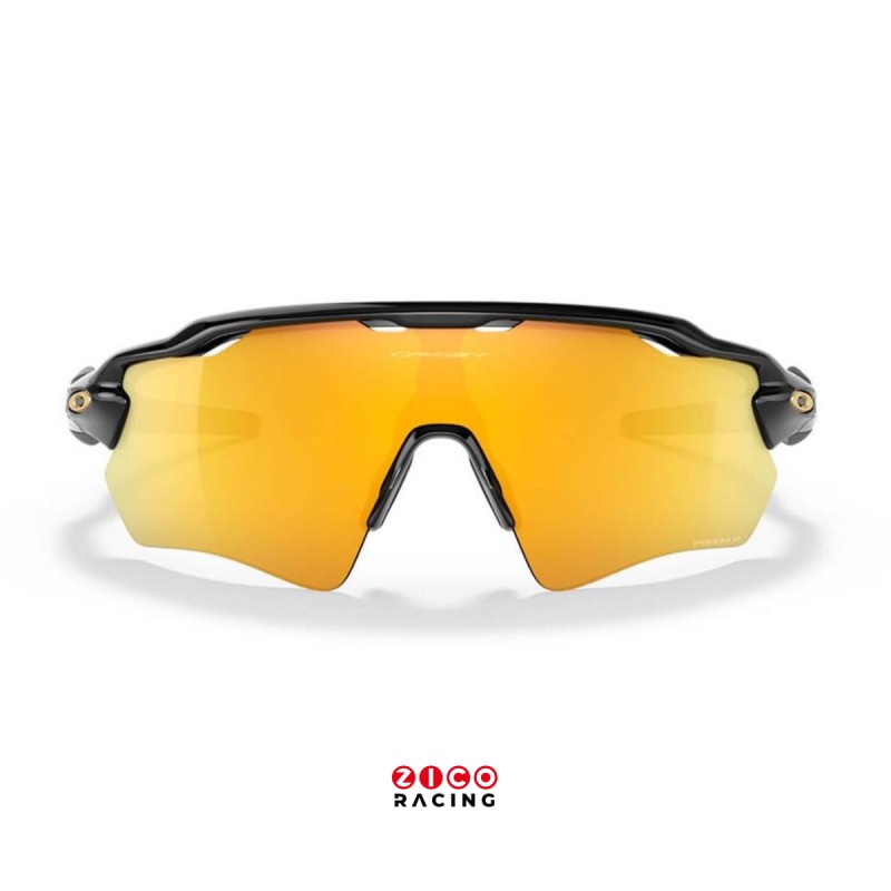 Okulary marki Oakley model Radar EV Path kod produktu OO9208-C9 Polished Black Prizm 24K Polarized - widok z przodu