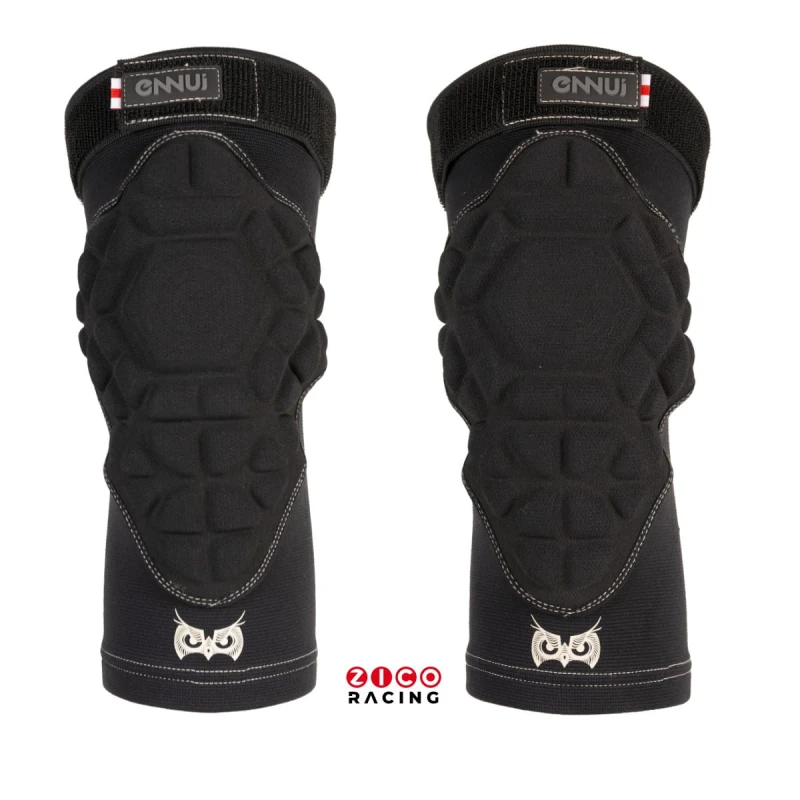 Ochraniacze kolan marki Ennui model Shock Sleeve Pro Mery Munoz Knee Gasket - widok z przodu lewego i prawego