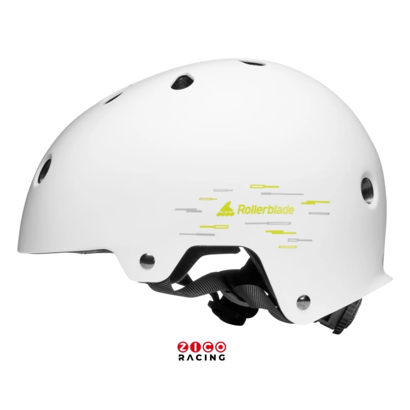 Kask marki Rollerblade mode RB Jr kolor biały - widok z boku od strony zewnętrznej