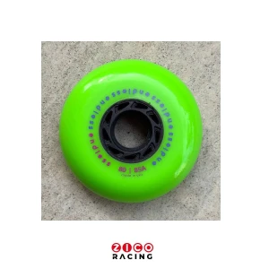 Kółka do rolek Endless 80mm 85a USA - Neon Green - 2 sztuki