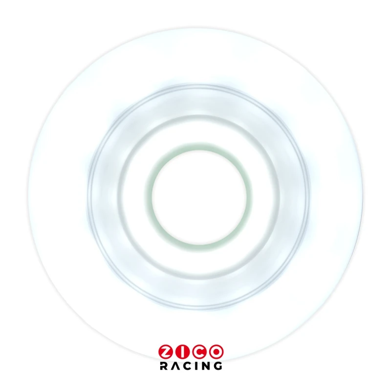 Kółka marki Luminous model DUO 80mm 85a widok świecącego z boku kółka bez tulejki