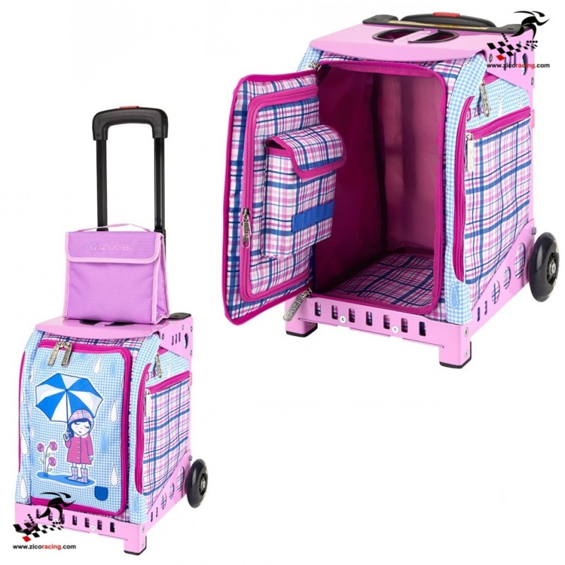 Torba Zuca Mini Rainy Day Bag z Pink Snack Pouch szkielet Mini różowy - 2