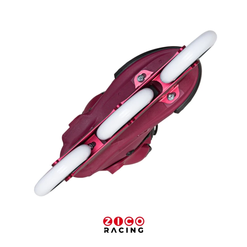 Rolki marki Powerslide model NEXT 110 PDS Merlot widok od spodu