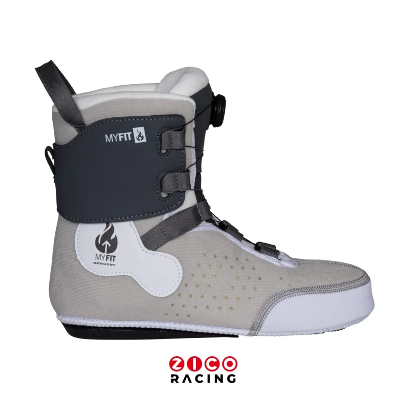 Rolki marki Powerslide model NEXT 90 PDS Asphalt Grey widok buta wewnętrznego Prime Dual Fit